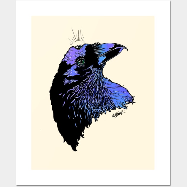 Three-Eyed Raven Wall Art by Indi Martin